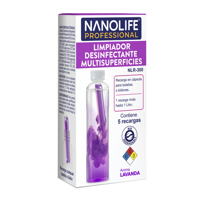 NLR-300L-0_-_01-2.jpg LIMPIADOR DESINFECTANTE MULTISUPERFICIE - 5 recargas