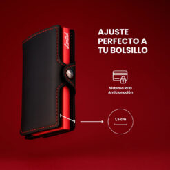 Billetera Slim Black