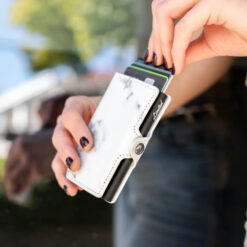 Billetera Slim Mármol