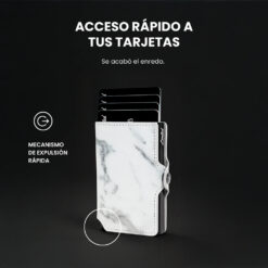 Billetera Slim Mármol