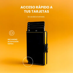 Billetera Slim Black