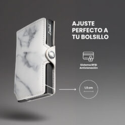 Billetera Slim Mármol