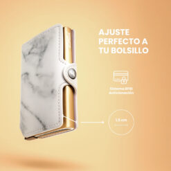 Billetera Slim Mármol