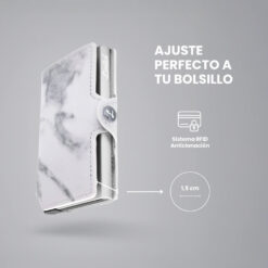 Billetera Slim Mármol