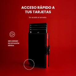 Billetera Slim Black