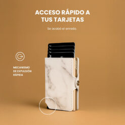 Billetera Slim Mármol